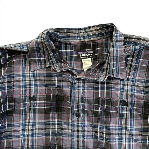 PATAGONIA Long Sleeve Organic Pima Cotton Shirt Size Large - Picture 4 of 7